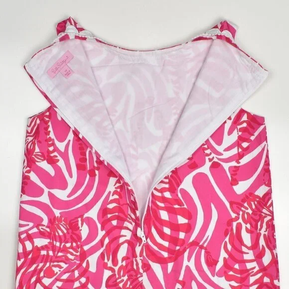 Lilly Pulitzer I'm Game Zebra Shift Dress 10 - Picture 7 of 8